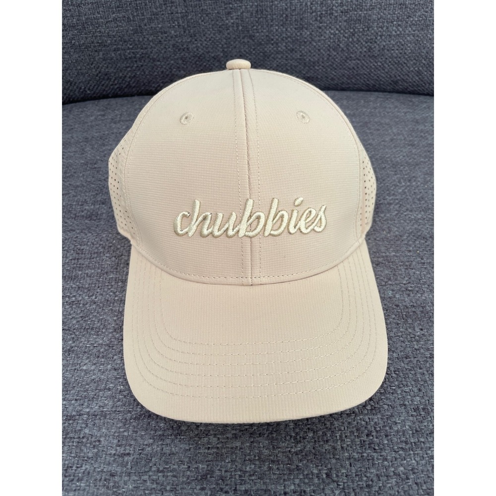Chubbies Performance Tan Snapback Gold Hat Snapback Breathable